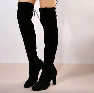 Knee High Black Women's Boots